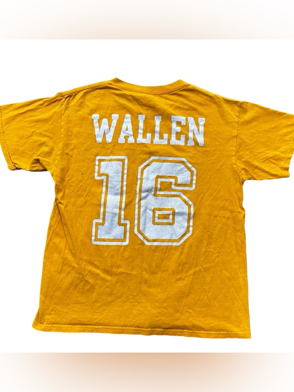 Morgan Wallen Vols Orange Short Sleeve Tshirt Size Large Kids Cotton Sports